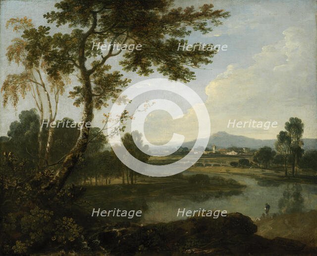 Landscape in Italy, 18th century.  Creator: Richard Wilson.