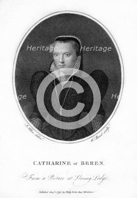 'Catharine of Beren', (1798).Artist: W Bond