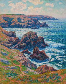 La terre de Cléden, Point de Raz, Finistère, 1911. Creator: Moret, Henry (1856-1913).