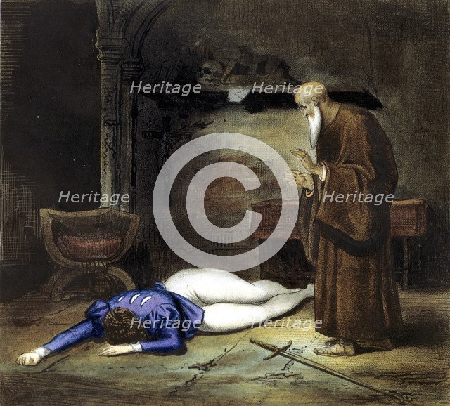 'The Death of Romeo', 19th century. Artist: Unknown