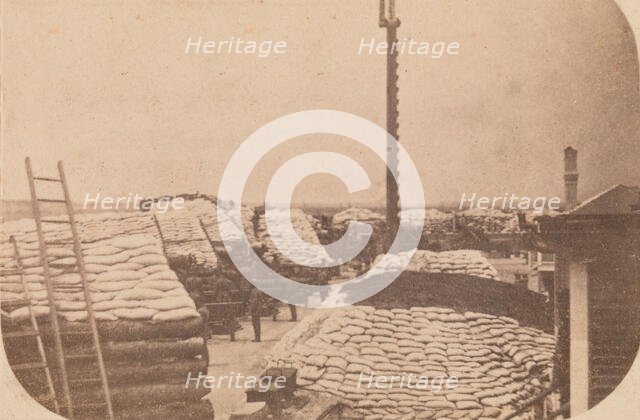 The Evacuation of Fort Sumter, April 1861, April 1861. Creator: Attributed to Alma A. Pelot.