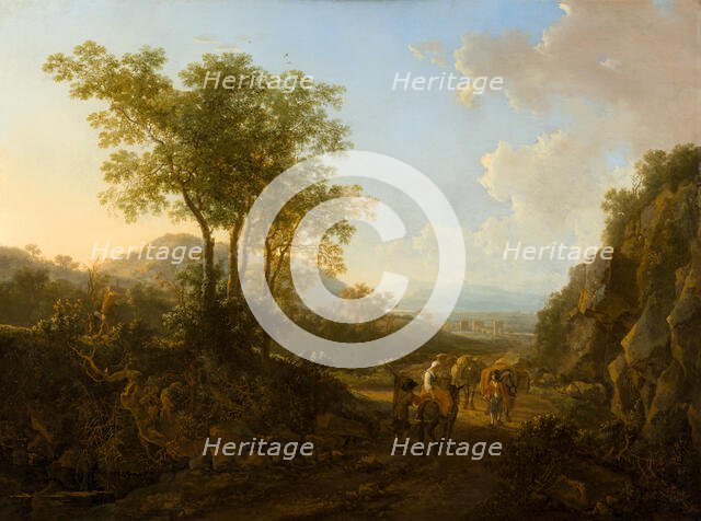 Italian Landscape, c1638-1652. Creator: Jan Dirksz Both.