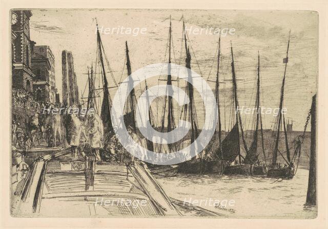 Billingsgate, 1859. Creator: James Abbott McNeill Whistler.