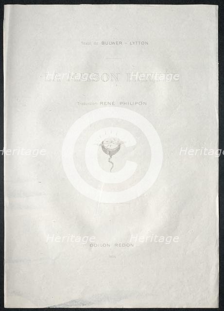 La Maison hantée, 1896. Creator: Odilon Redon (French, 1840-1916).