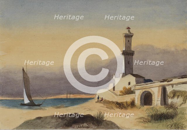 Untitled (Landscape), 1876. Creator: Mary Vaux Walcott.