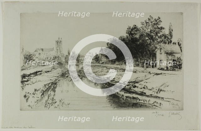 The Guard House, 1901. Creator: Gustave Leheutre.