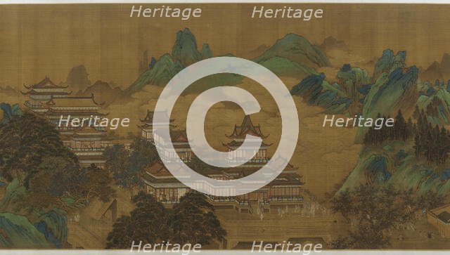 The Peach Festival of the Queen Mother of the West, Ming or Qing dynasty, 17th-18th century. Creator: Unknown.