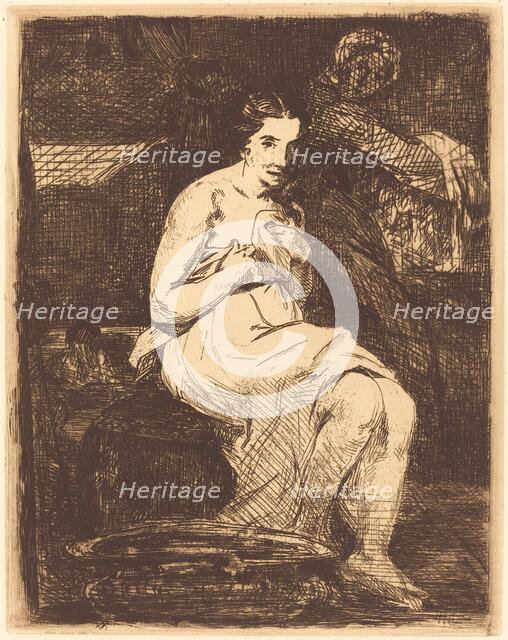 The Toilette (La toilette), 1862. Creator: Edouard Manet.