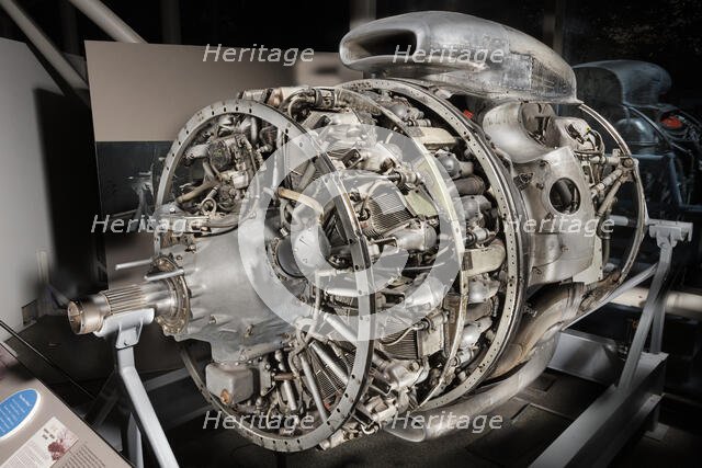 Wright Turbo-Cyclone 18R-3350-TC (972TC18DA2), 2-Row, Radial Engine, 1952. Creator: Wright Aeronautical.
