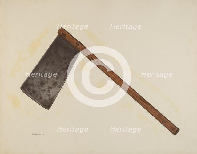 Chopping Knife, c. 1941. Creator: Nicholas Amantea.