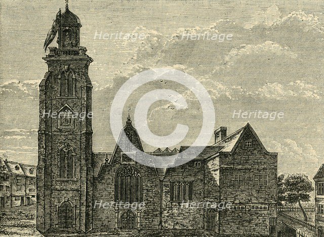 'West View of the Old Church of St. Martin's-in-the-Fields; Pulled Down in 1721', (1881). Creator: Unknown.