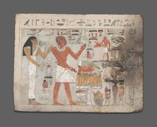 Stela of Amenemhat and Hemet, Egypt, Middle Kingdom, early Dynasty 12 (about 1956-1877 BCE). Creator: Unknown.