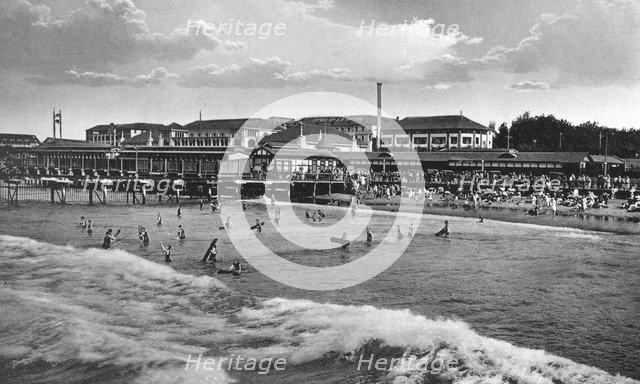 Durban beach, South Africa. Artist: Unknown
