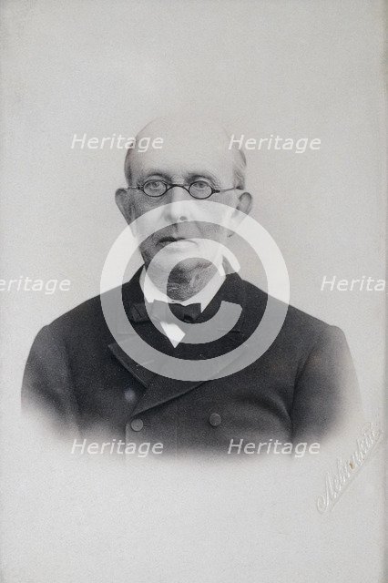 Portrait of Konstantin Petrovich Pobyedonostsyev (1827-1907), 1902. Artist: Levitsky, Sergei Lvovich (1819-1898)