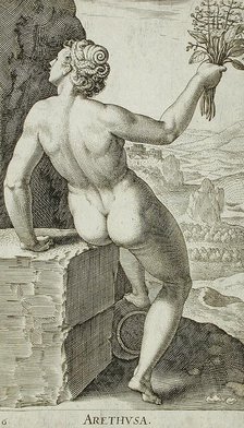 Arethusa, 1587. Creator: Philip Galle.