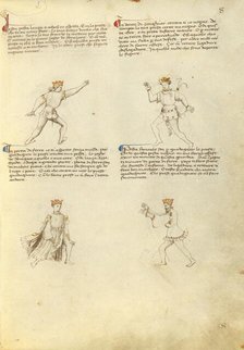 Unarmed Combat; Fior di Battaglia, about 1410. Creator: Fiore Furlan dei Liberi da Premariacco.