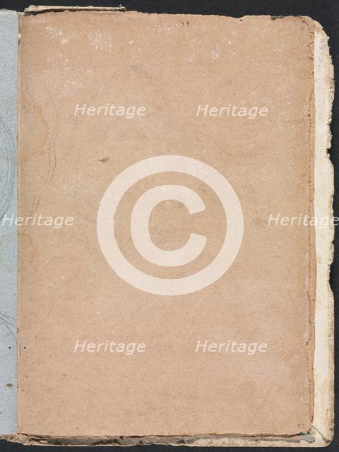 Verona Sketchbook: Indecipherable form (page 97), 1760. Creator: Francesco Lorenzi (Italian, 1723-1787).