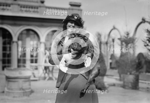 Mrs. Martha Haslam & Noisette, between c1910 and c1915. Creator: Bain News Service.
