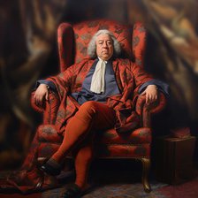 AI IMAGE - Portrait of Samuel Johnson, 1760s, (2023). Creator: Heritage Images.