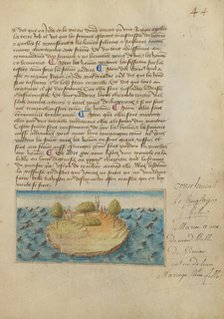 Island (Isle); Livre des merveilles du monde (Book of the Marvels of the World), about 1460-1465. Creator: Master of the Geneva Boccaccio.