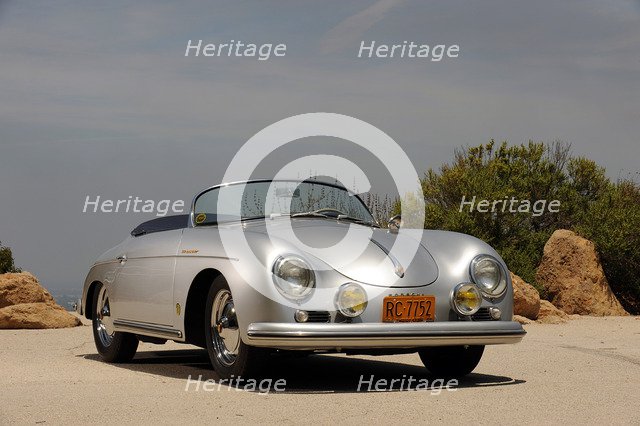Porsche Speedster 356 1600 Super 1958. Artist: Simon Clay.