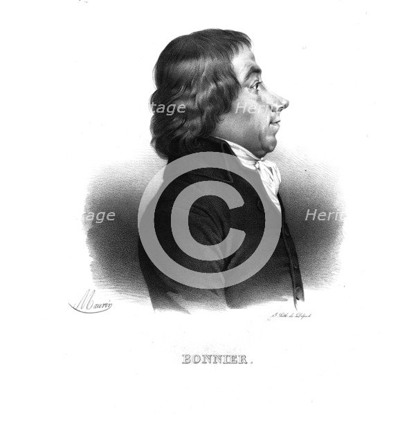Ange-Élisabeth-Louis-Antoine Bonnier, (c1820s).  Artist: Maurin.