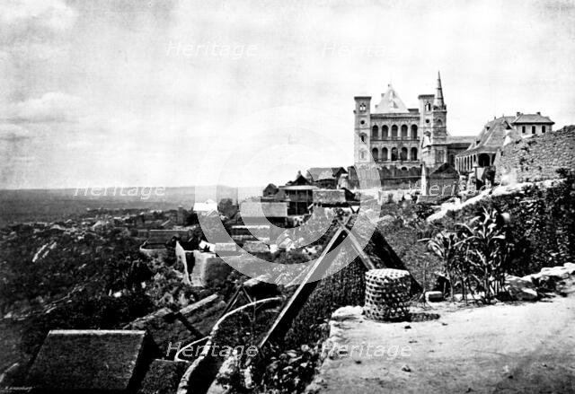 Antananarivo, the capital of Madagascar, from the south-west, 1895. Creator: George Meisenbach.