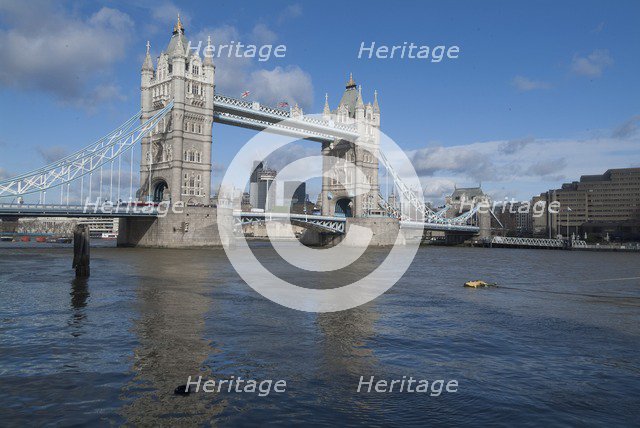 Tower Bridge, 2011. Creator: Ethel Davies.