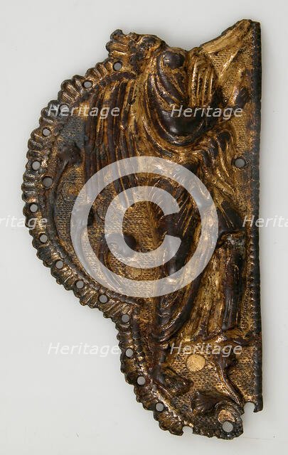 Morse Fragment with the Archangel Gabriel, French, ca. 1250. Creator: Unknown.