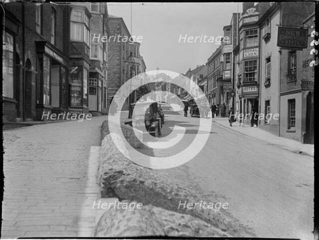 Broad Street, Lyme Regis, West Dorset, Dorset, 1925. Creator: Katherine Jean Macfee.