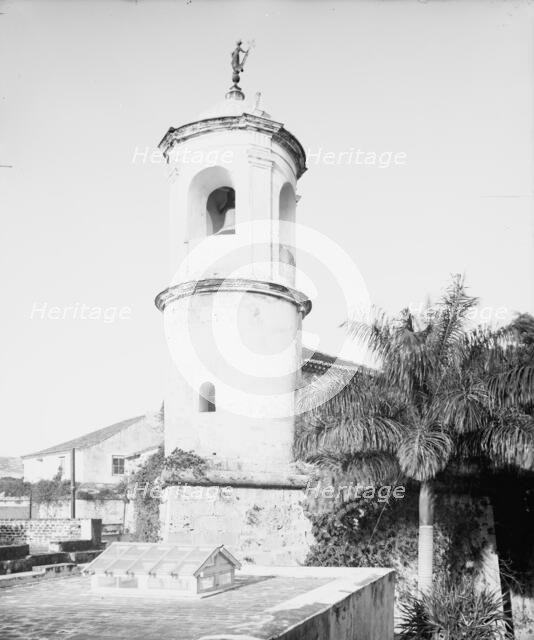 Tower of Cuartel De La Fuerza, Havana, Cuba, c1904. Creator: Unknown.