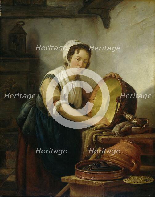 The Caldron Scrubber, 1808-1810. Creator: Abraham van Strij.