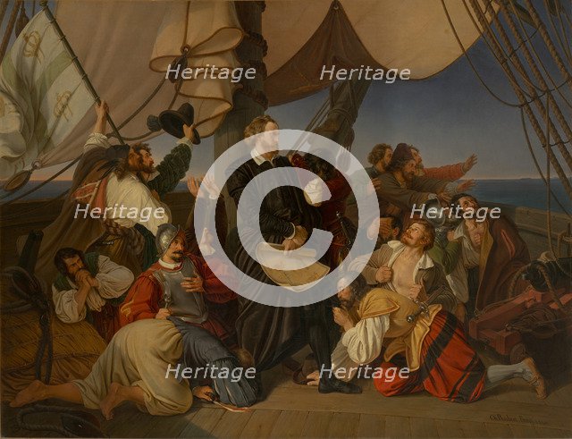 Christopher Columbus Discovers America, 1846.