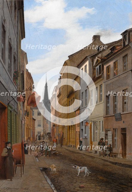 Parochialstrasse in Berlin, 1831. Creator: Johann Philipp Eduard Gärtner.