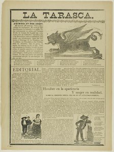 The Dragon of Corpus Christi, 1897. Creator: José Guadalupe Posada.