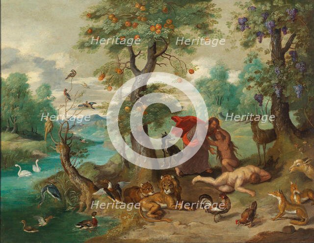 The Creation of Eve. Creator: Brueghel, Jan, the Younger (1601-1678).