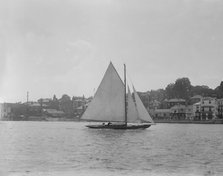 The 5 ton cutter 'Heroine III' under sail. Creator: Kirk & Sons of Cowes.