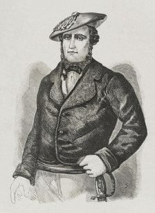 Martin Zurbano (1788-1845), Spanish guerrilla fighter, 1879.  Creator: Unknown.