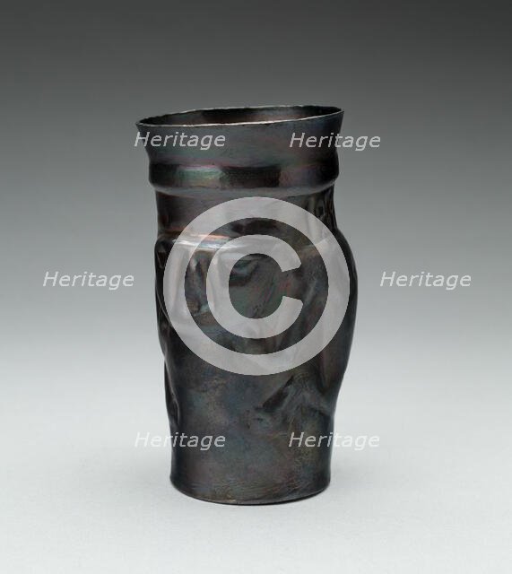 Cup with Repoussé Figure, A.D. 1100/1470. Creator: Unknown.