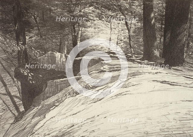Rocks and Trees, 1923. Creator: Bolton Coit Brown.