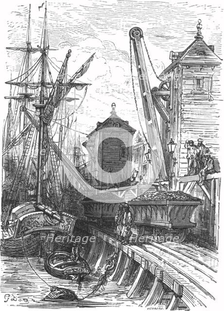 'Poplar Dock', 1872.   Creator: Gustave Doré.