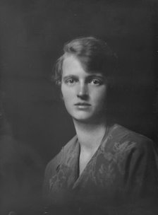 Miss Helen Garrison, portrait photograph, 1919 Jan. 6. Creator: Arnold Genthe.