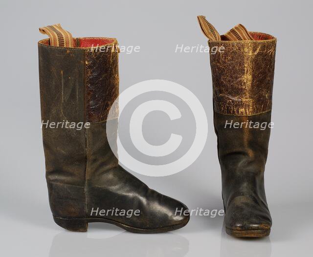 Boots, American, 1855-69. Creator: Unknown.