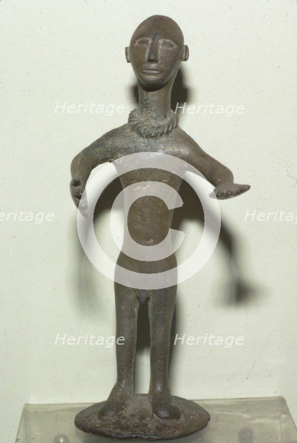 Celtic Bronze Figure from Hungary, c.1st century BC.  Artist: Unknown.