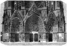 Cathedral of Notre-Dame, Reims, France, 1882-1884.Artist: Gautier