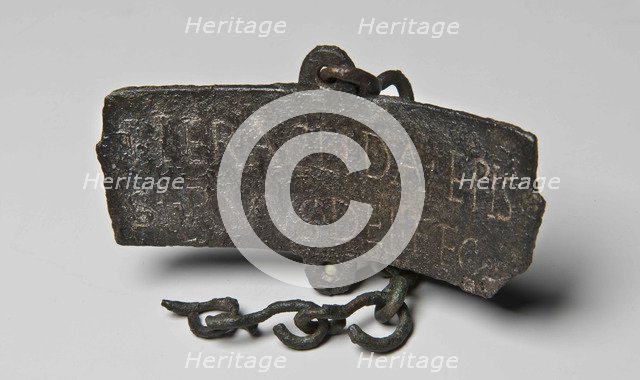 Votive Plaque of Bischof Heraklides, 4th century. Artist: Byzantine Master  