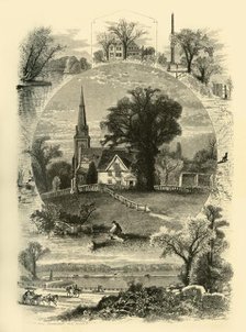 'Boston Suburbs', 1874.  Creator: John J. Harley.