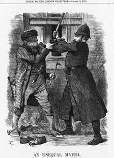 'An Unequal Match', 1881. Artist: Joseph Swain