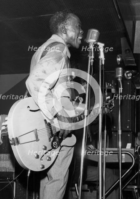 John Lee Hooker, The Flamingo Club, Soho, London, 1961. Creator: Brian Foskett.