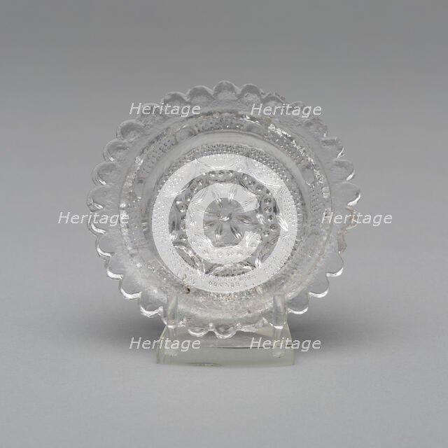 Cup plate, c. 1830. Creator: Unknown.